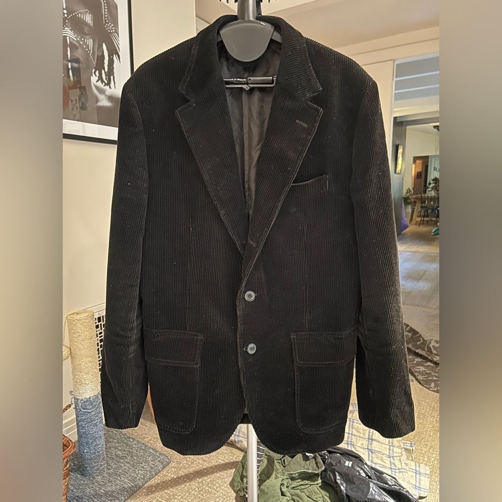 Buck Mason black Corduroy Blazer